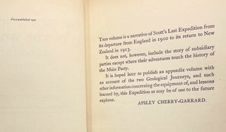 The Worst Journey in the World | Antarctic 1910-1913; With panoramas, maps, and illustrations by the Late Doctor Edward A. Wilson and other members of the expedition