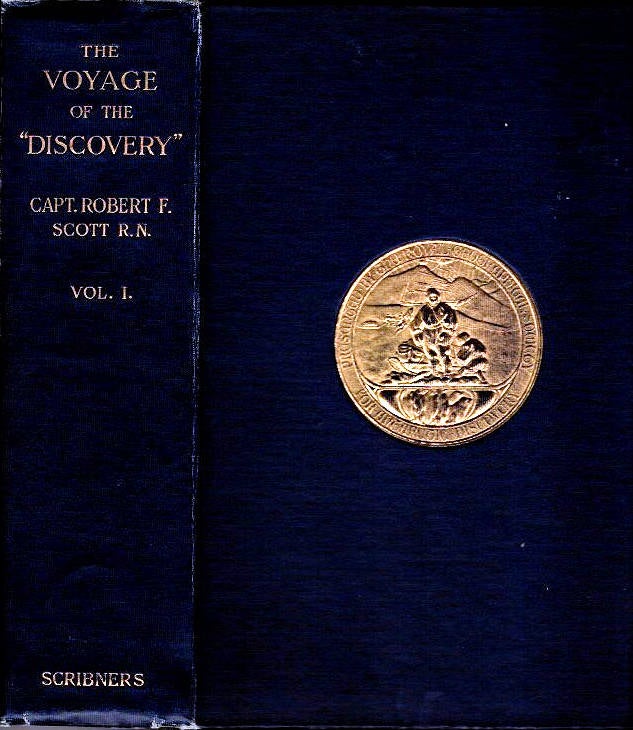 Item #11311 The Voyage of the 'Discovery'; With 260 full-page and smaller illustrations by Dr. E. A. Wilson and other members of the Expedition, Photogravure frontispieces, 12 coloured plates in facsimile from Dr. Wilson's sketches, panoramas and maps. R. F. Scott, Robert Falcon.