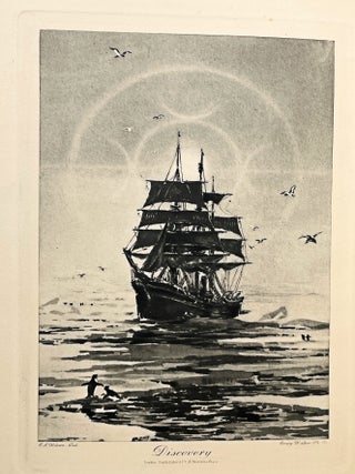 The Voyage of the 'Discovery'; With 260 full-page and smaller illustrations by Dr. E. A. Wilson and other members of the Expedition, Photogravure frontispieces, 12 coloured plates in facsimile from Dr. Wilson's sketches, panoramas and maps