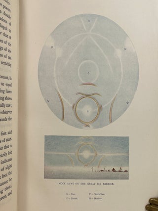 The Voyage of the 'Discovery'; With 260 full-page and smaller illustrations by Dr. E. A. Wilson and other members of the Expedition, Photogravure frontispieces, 12 coloured plates in facsimile from Dr. Wilson's sketches, panoramas and maps