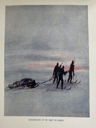 The Voyage of the 'Discovery'; With 260 full-page and smaller illustrations by Dr. E. A. Wilson and other members of the Expedition, Photogravure frontispieces, 12 coloured plates in facsimile from Dr. Wilson's sketches, panoramas and maps
