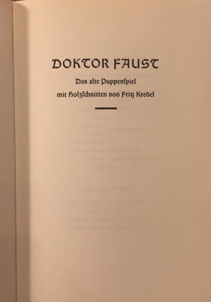 Doktor Faust; Das Alte Puppenspiel [The Old Puppet Show]