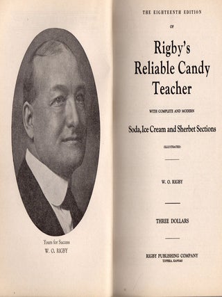 Rigby’s Reliable Candy Teacher; With Complete and Modern | Soda, Ice Cream and Sherbet Sections