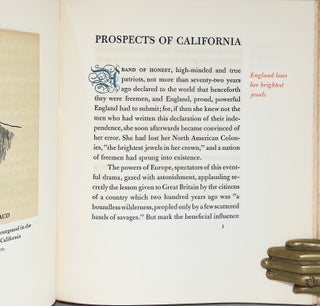 The First Californiac; Being a Reprint of Prospects of California Written by Dr. Victor H. Fourgeaud for the April 1, 1848 Issue of The California Star,San Francisco’s First Newspaper, of Which Samuel Brannan Was the Publisher
