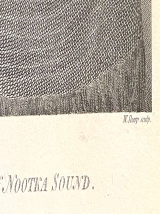 A Woman of Nootka Sound; [From Atlas Plate 39, The Voyage of the Resolution and Discovery 1776-1780, London: Nicol & Cadell, 1784] [Engraved by William Sharp]