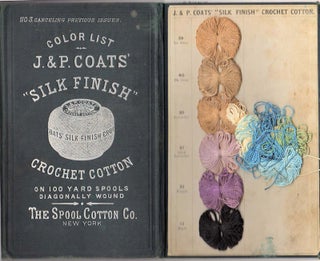 Item #13536 J. & P. Coats' "Silk Finish' Crochet Cotton; On 100 Yard Spools Diagonally Wound [...