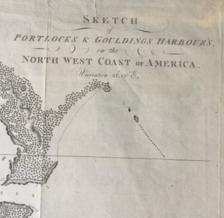 Sketch of Portlocks & Gouldings Harbour's on the North West Coast of America; Variation 25 00' E [from the 1789, A Voyage Round the World; But More Particularly to the North-West Coast of America: Performed in 1785, 1786, 1787, and 1788 with George Dixon]