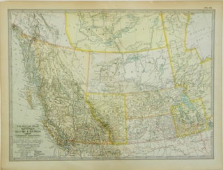 Item #13729 The Century Atlas | Manitoba, British Columbia and the Northwest Territories; No....
