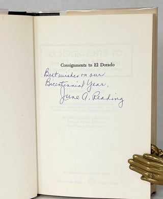 Consignments to El Dorado; A Record of the Voyage of the Sutton