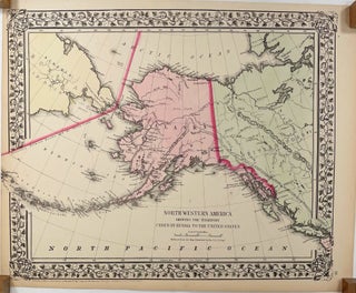 North Western America; Showing the Territory Ceded by Russia to the United States [Mitchell's New...