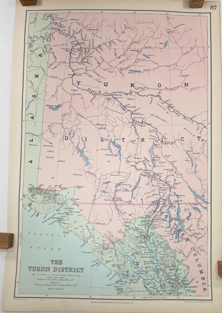 Item #14008 The Yukon District; [Stanford's Atlas of Universal Geography, London Atlas Series] [Plate #87]. Edward Stanford.