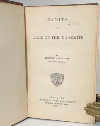 Zanita: A Tale of the Yosemite; [A romantic novel with a the lead character, Kenmuir, styled after John Muir]