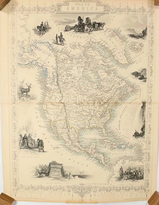 Item #14041 North America; [A c.1849 map by Rapkin and Tallis] [Published in 'The British...