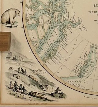 Arctic Regions showing The North-West Passage; as determined by Cap. R. McClure and other Arctic Voyagers. Compiled by J. Hugh Johnson, F.R.G.S. [The Royal Illustrated Atlas of Modern Geography with an Introductory notice by Dr. N. Shaw, Secretary to the Royal Geographical Society, Plate III.]