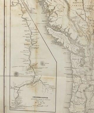 Map of the Oregon Territory from the Best Authorities 1849; [With inset of survey of the Columbia River by the U.S. Ex Ex 1841] [Originally published in the Narrative fo the United States Exploring Expedition..., 1845 Octavo edition without the Atlas] [Edward Yeager, Engraver]