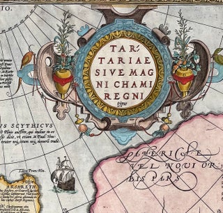Tartarie Sive Magni Chami Regni Typus; [Published in Theatrum Orbis Terrarum 1609] [Originally published in 1570]