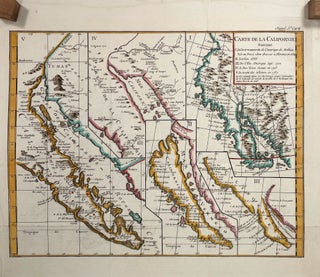 Item #14131 Carte de la Californie Suivant; Diderot, Encyclopedie, Suppl. 5 Carte [Five maps...