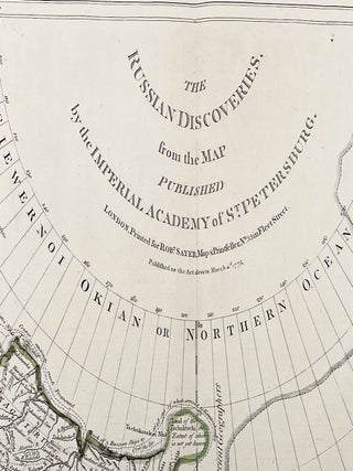 The Russian Discoveries, from the Map Published by the Imperial Academy of St. Petersburg