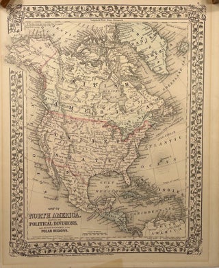 Item #14149 Map of North America.; Showing its Political Divisions, and Recent Discoveries in the...