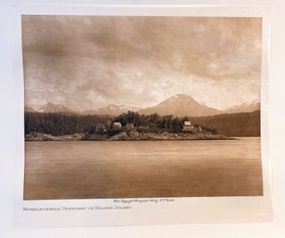 Mamalelekala Cemetery on Village Island; [Printed on Japanese tissue (India Proof paper) and. Edward S. Curtis.