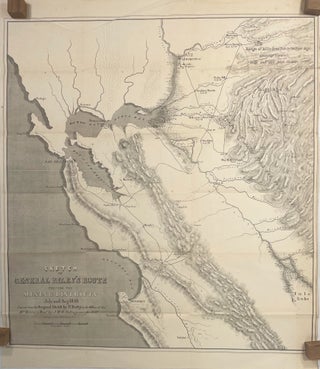 Item #14187 Sketch of General Riley's Route through the Mining Districts July and Aug. 1849;...