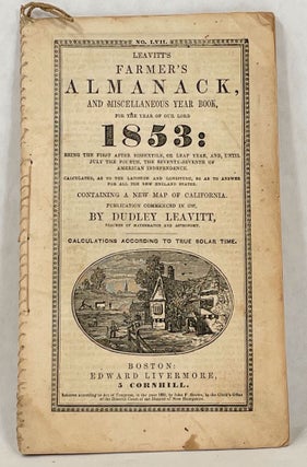 Item #14195 Leavitt's Farmer's Almanack; and miscellaneous Year Book, for the Year of Our Lord...
