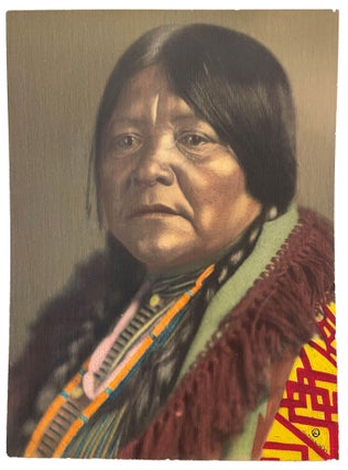 Portraits of Native Americans from the Plateau Region; [A Portrait of Minnie Krailey, a Native...