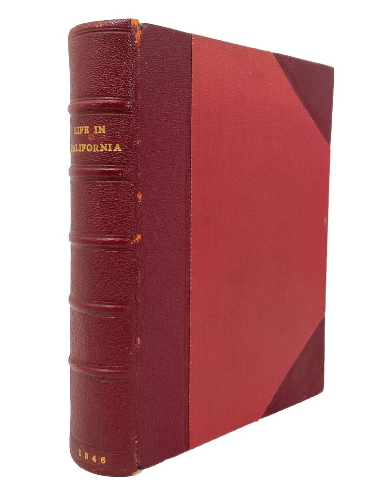 Item #14208 Life in California; During a Residence of Several Years in that Territory comprising a Description of the Country and the Missionary Establishments, with Incidents, Observations, etc., etc. | to which is annexed a Historical Account of the ... Indians of Alta-California by Fr. Geronimo Boscana [Thomas Russell's annotated copy]. Alfred Robinson.