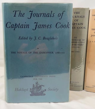 Item #14218 The Journals of Captain James Cook on his Voyages of Discovery; Vol. I The Voyage of...