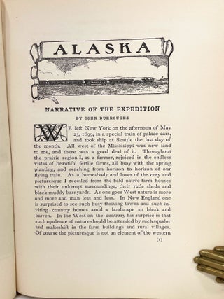 Harriman Alaska Expedition; [Volume I, 1902, by John Burroughs, John Muir and George Bird Grinnell; Volume II, 1901, by William Dall, Charles Keeler, Henry Gannett, William Brewer, C. Hart Merriam, George Bird Grinnell, and M. L. Washburn]
