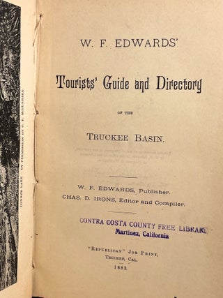 W. F. Edwards' Tourist Guide and Directory of the Truckee Basin