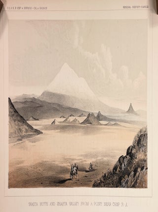 Four Litho tinted plates from the Reports of Explorations and Surveys ... from the Mississippi River to the Pacific Ocean; Volume VI Explorations of a Railroad Route from the Sacramento Valley to the Columbia River, Lieut. R. S. Williamson and Lieut. Henry L. Abbot [33d Congress, 2d Session, House, Ex. Doc., 91, Serial 796]