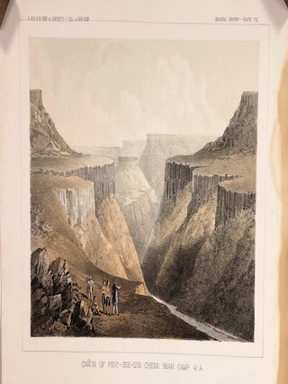 Four Litho tinted plates from the Reports of Explorations and Surveys ... from the Mississippi River to the Pacific Ocean; Volume VI Explorations of a Railroad Route from the Sacramento Valley to the Columbia River, Lieut. R. S. Williamson and Lieut. Henry L. Abbot [33d Congress, 2d Session, House, Ex. Doc., 91, Serial 796]