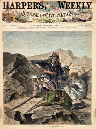 Item #14430 The Modocs in Their Stronghold; [Harper's Weekly, May 3, 1873, Volume XVIL - No. 853,...